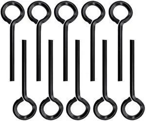 10pcs Black 5/32 inch Standard Hex Dogging Key with Full Loop, Metal Allen Wrench Door Key for Push Bar Panic Exit Device 10pcs Black 5/32 inch Standard Hex Dogging Key with Full Loop, Metal Allen Wrench Door Key for Push Bar Panic Exit Device