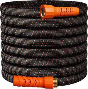10FT Lightweight Garden Hose,Durable and Flexible Water Hose Non-Kink,Non-Slip Swivel Handles,All-Weather Leader Hose for Boats,RV,Marine Washdown,Lawn,Garden,Leakproof (OrangeBlack, 10 Ft) 10FT Lightweight Garden Hose,Durable and Flexible Water Hose Non-Kink,Non-Slip Swivel Handles,All-Weather Leader Hose for Boats,RV,Marine Washdown,Lawn,Garden,Leakproof (OrangeBlack, 10 Ft)