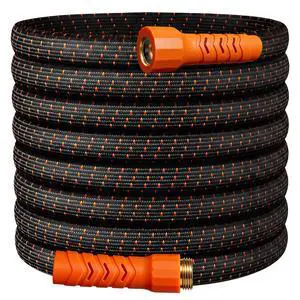 10FT Lightweight Garden Hose,Flexible Water Hose,Kink-Free,Leak-Proof,Swivel Handle Non-Slip,All-Weather 3/4 in. Lead-in Hose for RV,Boat,Car Wash,Garden,Yard,Camper,Outdoor (Orange-Black,10 Ft) 10FT Lightweight Garden Hose,Flexible Water Hose,Kink-Free,Leak-Proof,Swivel Handle Non-Slip,All-Weather 3/4 in. Lead-in Hose for RV,Boat,Car Wash,Garden,Yard,Camper,Outdoor (Orange-Black,10 Ft)