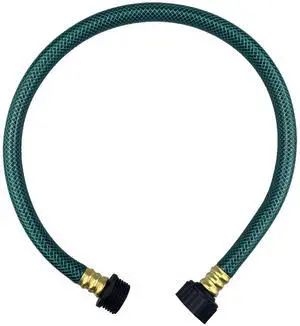 PVC Garden Hose 1/2 Inch, 2 FT Flexible Water Hose Green with Male and Female Plastic Fittings - No Leaking and Lightweight for Household Outdoors Lawns Patio PVC Garden Hose 1/2 Inch, 2 FT Flexible Water Hose Green with Male and Female Plastic Fittings - No Leaking and Lightweight for Household Outdoors Lawns Patio