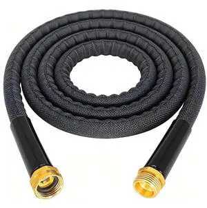 Garden Hose 5FT, Flexible Water Hose Ultra Lightweight Non-Expanding, Leak Proof Pressure Resistant Outdoor Hose for Yard & Garden Watering, Gery Garden Hose 5FT, Flexible Water Hose Ultra Lightweight Non-Expanding, Leak Proof Pressure Resistant Outdoor Hose for Yard & Garden Watering, Gery