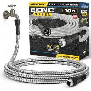 10Ft Short Garden Hose Extension Connector for Reel | 10 Ft x 5/8 In. Leak Proof Connection, Heavy Duty, Non Kinking, Flexible, Hose Extension 10Ft Short Garden Hose Extension Connector for Reel | 10 Ft x 5/8 In. Leak Proof Connection, Heavy Duty, Non Kinking, Flexible, Hose Extension