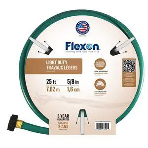 5/8-Inch by 25-Foot Reinforced Garden Hose FR5825, 25ft, Green 5/8-Inch by 25-Foot Reinforced Garden Hose FR5825, 25ft, Green