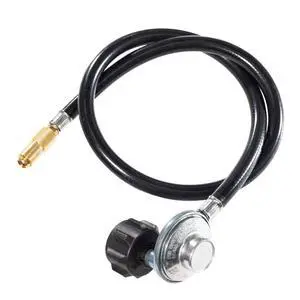 5471 Propane Adapter Hose & Regulator for 20 lb Tank | Blackstone® 5471 Gas Grill & Griddle, Weather Resistant, Corrosion Resistant, Extends Up To 3 Feet 5471 Propane Adapter Hose & Regulator for 20 lb Tank | Blackstone® 5471 Gas Grill & Griddle, Weather Resistant, Corrosion Resistant, Extends Up To 3 Feet
