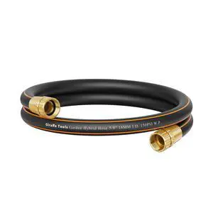 Leader Hose 6ft x 5/8", Short Water Hose | Heavy Duty, Lightweight, Flexible Hybrid Hose, Male to Female Fittings Leader Hose 6ft x 5/8", Short Water Hose | Heavy Duty, Lightweight, Flexible Hybrid Hose, Male to Female Fittings