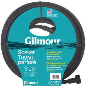 Round Soaker Hose 3/8" x 25 ft with Heavy Duty Couplings | Adjustable Fittings, Even Water Distribution, Timer-Compatible Drip Irrigation for Raised Beds Round Soaker Hose 3/8" x 25 ft with Heavy Duty Couplings | Adjustable Fittings, Even Water Distribution, Timer-Compatible Drip Irrigation for Raised Beds