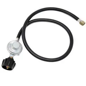 Propane Regulator 3 Feet Universal QCC1 Grill Replacement with 36 inches hose for Most LP Gas Grill, Heater and Fire Pit Table, 3/8" Female Flare Nut Propane Regulator 3 Feet Universal QCC1 Grill Replacement with 36 inches hose for Most LP Gas Grill, Heater and Fire Pit Table, 3/8" Female Flare Nut