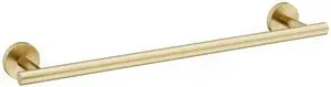 Brushed Gold Towel Bar, 18 Inch Bathroom Towel Rack | (Total Length 20-Inch), Towel Holder Wall Mounted, Thicken SUS304 Stainless Steel Towel Rod Modern Home Decor Brushed Gold Towel Bar, 18 Inch Bathroom Towel Rack | (Total Length 20-Inch), Towel Holder Wall Mounted, Thicken SUS304 Stainless Steel Towel Rod Modern Home Decor