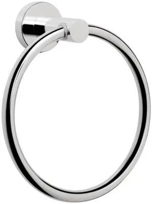 Bath Towel Ring, Bathroom Hardware Accessories-Thicken Stainless Steel Hand Towel Holder for Bathroom, Modern Round Towel Hanger Wall Mounted (Chrome, 1 Pack) Bath Towel Ring, Bathroom Hardware Accessories-Thicken Stainless Steel Hand Towel Holder for Bathroom, Modern Round Towel Hanger Wall Mounted (Chrome, 1 Pack)