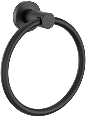 Towel Ring, SUS304 Stainless Steel Hand Towel Holder, Matte Black | Modern Hand Towel Holder Rack Hanger Round for Bathroom Wall Mounted, Ideal for Bathroom, Kitchen, RV Towel Ring, SUS304 Stainless Steel Hand Towel Holder, Matte Black | Modern Hand Towel Holder Rack Hanger Round for Bathroom Wall Mounted, Ideal for Bathroom, Kitchen, RV