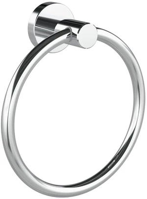 Chrome Hand Towel Holder for Bathroom Kitchen Towel Ring Modern Rounded Base Wall Mount SUS304 Stainless Steel Chrome Hand Towel Holder for Bathroom Kitchen Towel Ring Modern Rounded Base Wall Mount SUS304 Stainless Steel