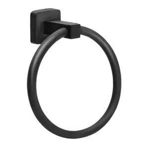 Towel Holder for Bathroom Wall Matte Black Towel Ring Hand Towel Holder Stainless Steel Heavy Duty Towel Hanger for Bath, Kitchen (Black) Towel Holder for Bathroom Wall Matte Black Towel Ring Hand Towel Holder Stainless Steel Heavy Duty Towel Hanger for Bath, Kitchen (Black)