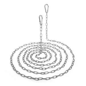 10 Feet Long Light Duty Chain, 5/64 Inch Small Metal Chain with 5/32 in Carabiners, Easy to Adjust Stainless Steel Link Chain for Indoor Outdoor Hanging Bird Feeder Wind Chimes Signs Planters Silver 10 Feet Long Light Duty Chain, 5/64 Inch Small Metal Chain with 5/32 in Carabiners, Easy to Adjust Stainless Steel Link Chain for Indoor Outdoor Hanging Bird Feeder Wind Chimes Signs Planters Silver