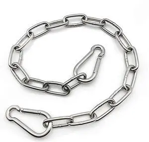1 PCS Heavy Duty Stainless Steel Chain 550LB Capacity for Punching Bags Hanging Chair Hammocks Swing Trapeze Yoga (20, 4MM) 1 PCS Heavy Duty Stainless Steel Chain 550LB Capacity for Punching Bags Hanging Chair Hammocks Swing Trapeze Yoga (20, 4MM)