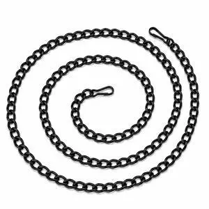 30 Inch Metal Chain for Hangings, Black Chains, with Safety Hooks | for Tiffany Style Stained Glass Window Panel, Bird Feeders, Planters, Lanterns, Wind Chimes, Billboards, Ornaments 30 Inch Metal Chain for Hangings, Black Chains, with Safety Hooks | for Tiffany Style Stained Glass Window Panel, Bird Feeders, Planters, Lanterns, Wind Chimes, Billboards, Ornaments