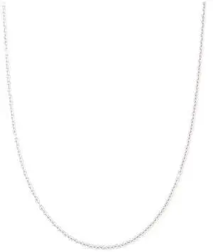 2MM Stainless steel chain necklace, Thin cable chain necklace for women men, Silver chains for necklace alone or pendant addition, 16-30 inch Available (18 inch) 2MM Stainless steel chain necklace, Thin cable chain necklace for women men, Silver chains for necklace alone or pendant addition, 16-30 inch Available (18 inch)