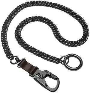 Wallet Chains for Men, Metal Keychain with Double Lock Carabiner | Zinc Alloy Anti-Drop Carabiner, 25 inch Lightweight Stainless Steel Chain, Biker Accessory, Decor Clip for Pants Wallet Chains for Men, Metal Keychain with Double Lock Carabiner | Zinc Alloy Anti-Drop Carabiner, 25 inch Lightweight Stainless Steel Chain, Biker Accessory, Decor Clip for Pants