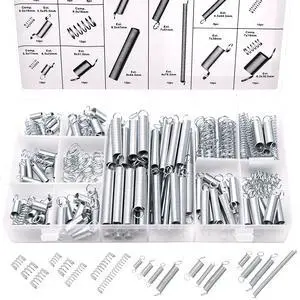 200PCS Spring Assortment Kit Zinc Plated Extension and Compression Springs Kit with 20 Different Sizes for Home Repairs & DIY 200PCS Spring Assortment Kit Zinc Plated Extension and Compression Springs Kit with 20 Different Sizes for Home Repairs & DIY