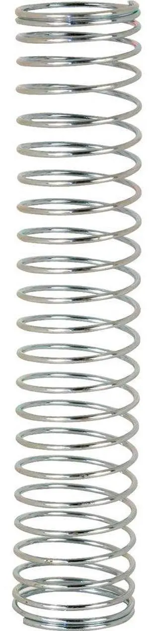 SP 9711 Compression Spring, Spring Steel Construction, Nickel-Plated Finish, 0.041 GA x 23/32 In. x 3-1/2 In. (2 Pack) SP 9711 Compression Spring, Spring Steel Construction, Nickel-Plated Finish, 0.041 GA x 23/32 In. x 3-1/2 In. (2 Pack)