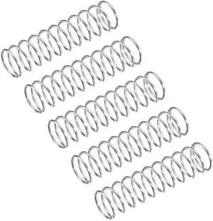 5Pcs Compression Spring 304 Stainless Steel 10mmOD,0.8mmWD,40mmFL | Silver Tone 5Pcs Compression Spring 304 Stainless Steel 10mmOD,0.8mmWD,40mmFL | Silver Tone