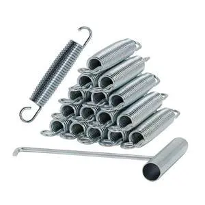 5.5 Inch Trampoline Springs Heavy Duty Stainless Steel ReplacementSpring, Set of 16 5.5 Inch Trampoline Springs Heavy Duty Stainless Steel ReplacementSpring, Set of 16