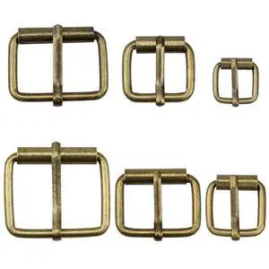 Brass Buckles 60 Pcs Roller Buckles Belts Hardware Pin Buckle for Bags Leather Belt Strap Hand DIY Accessories, 6 Size - 1.3'', 1.18", 1", 0.79", 0.59", 0.51" Bronze Metal Brass Buckles 60 Pcs Roller Buckles Belts Hardware Pin Buckle for Bags Leather Belt Strap Hand DIY Accessories, 6 Size - 1.3'', 1.18", 1", 0.79", 0.59", 0.51" Bronze Metal