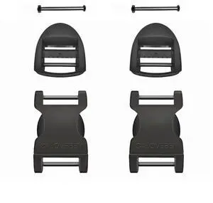 Buckles for 1" Straps: 2 Pack Side Release Buckle with Screw Pin, Heavy Duty Plastic Snap Clip Replacement for Backpack, Pet Collar, Tactical Gear, Hiking Bag (Fits 1 Inch Nylon Webbing) Buckles for 1" Straps: 2 Pack Side Release Buckle with Screw Pin, Heavy Duty Plastic Snap Clip Replacement for Backpack, Pet Collar, Tactical Gear, Hiking Bag (Fits 1 Inch Nylon Webbing)
