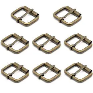 Brass Buckles 8Pcs 1 Inch Metal Single Prong Roller Buckle | for Belts Bags Shoes DIY Hardware Accessories Brass Buckles 8Pcs 1 Inch Metal Single Prong Roller Buckle | for Belts Bags Shoes DIY Hardware Accessories