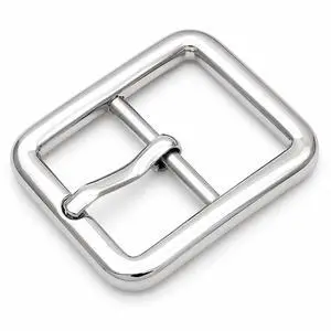 4pcs Single Prong Belt Buckle Square Center Bar Buckles Leather Craft Accessories (1in - J455) (Silver) 4pcs Single Prong Belt Buckle Square Center Bar Buckles Leather Craft Accessories (1in - J455) (Silver)