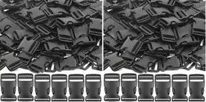 1 Inch Plastic Buckles, 80 Side Release Strap Buckles and Slides Parachute Buckles for DIY Backpack Luggage Strap 1 Inch Plastic Buckles, 80 Side Release Strap Buckles and Slides Parachute Buckles for DIY Backpack Luggage Strap