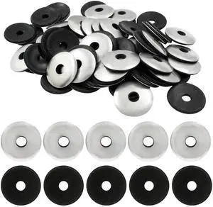 60 Pcs 1/4" x 1" Neoprene Washers (M6.3 x 25mm) | Stainless Steel, EPDM Bonded Sealing, Rubber Gasket Assortment Kit 60 Pcs 1/4" x 1" Neoprene Washers (M6.3 x 25mm) | Stainless Steel, EPDM Bonded Sealing, Rubber Gasket Assortment Kit
