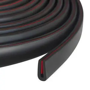 Rubber Edge Trim, 1/16", Fit for 0-5/64" Wide Edge, Black Color, 10Ft | Self Adhesive Flexible U Channel Edge Protecter for Sheet Metal, Car Doors, U Shaped Sharp Edge Guards Rubber Edge Trim, 1/16", Fit for 0-5/64" Wide Edge, Black Color, 10Ft | Self Adhesive Flexible U Channel Edge Protecter for Sheet Metal, Car Doors, U Shaped Sharp Edge Guards