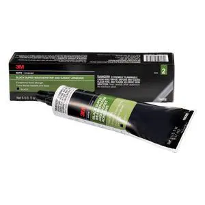 Black Super Weatherstrip and Gasket Adhesive, 08008, 5 fl oz, 1 Per Pack Black Super Weatherstrip and Gasket Adhesive, 08008, 5 fl oz, 1 Per Pack