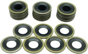 25 PCS Metal/Rubber Drain Plug Gasket, Fits 1/2, M12, M12 So Replace 097-021, 65274, 365274, 14079550, 14090908, 1625762, 1631748, 24571185, 25524544, 5741252, 8-14090-908-0 (24.7x11.5mm) 25 PCS Metal/Rubber Drain Plug Gasket, Fits 1/2, M12, M12 So Replace 097-021, 65274, 365274, 14079550, 14090908, 1625762, 1631748, 24571185, 25524544, 5741252, 8-14090-908-0 (24.7x11.5mm)
