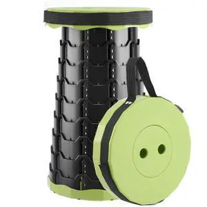 Portable Collapsible Stool, Pop Up Stool, Retractable Camping Seat | Height range 2.4-17.5 in; thickened PP, 2 lb design and shoulder strap for fishing, hiking, BBQ, travel, and outdoor use. Portable Collapsible Stool, Pop Up Stool, Retractable Camping Seat | Height range 2.4-17.5 in; thickened PP, 2 lb design and shoulder strap for fishing, hiking, BBQ, travel, and outdoor use.