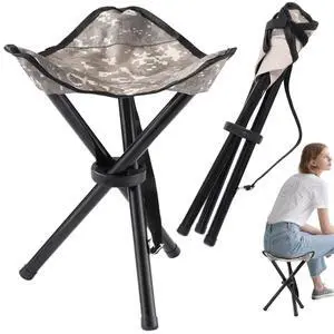 Travel Folding Camping Stool, 14.6 inches Lightweight Outdoor Tripod Chair and Maximum weight 210 lbs Portable Party Chair Fishing Chairs Seat for Camp Hiking Beach Garden and Painting (Camouflage) Travel Folding Camping Stool, 14.6 inches Lightweight Outdoor Tripod Chair and Maximum weight 210 lbs Portable Party Chair Fishing Chairs Seat for Camp Hiking Beach Garden and Painting (Camouflage)