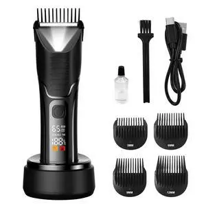 Body Hair Trimmer for Men - Pubic Hair Trimmer for Man - Electric Ball Shaver with LED Light - IPX7 Waterproof Wet/Dry Groomer kit for Groin -USB-C Rechargeable Body Hair Trimmer for Men - Pubic Hair Trimmer for Man - Electric Ball Shaver with LED Light - IPX7 Waterproof Wet/Dry Groomer kit for Groin -USB-C Rechargeable