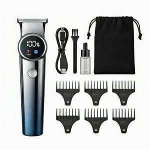 Hair Clippers for Men,beard trimmer for men Cordless Electric Hair Cutting Set Rechargeable Hair Trimmer grooming kit with LCD Display Guards for Mens Haircut Hair Cutting Kit with Pouch Gift for men Hair Clippers for Men,beard trimmer for men Cordless Electric Hair Cutting Set Rechargeable Hair Trimmer grooming kit with LCD Display Guards for Mens Haircut Hair Cutting Kit with Pouch Gift for men