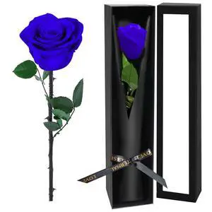 Blue Single Forever Roses in a Box,Preserved Flowers for Delivery,Preserved Rose Gifts for Women, Real Roses Gift for Her, Mom Birthday Gifts, Mothers Day Flowers,Valentines Flowers,Presents for Her Blue Single Forever Roses in a Box,Preserved Flowers for Delivery,Preserved Rose Gifts for Women, Real Roses Gift for Her, Mom Birthday Gifts, Mothers Day Flowers,Valentines Flowers,Presents for Her