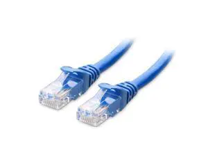 10Gbps Snagless Short Cat 6 Ethernet Cable - 3ft, Cat 6 Cable, Cat6 Cord, Ethernet Cord, Blue 10Gbps Snagless Short Cat 6 Ethernet Cable - 3ft, Cat 6 Cable, Cat6 Cord, Ethernet Cord, Blue