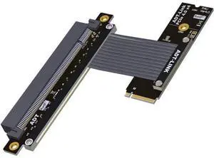 ADT-LINK M.2 NVMe Key M to PCI Express 4.0 x16 Extender Adapter Cable Support M.2 NVMe SSD for GPU Graphics Video Cards with Sata Power Cable 64G/BPS (15cm,R43UF 4.0) ADT-LINK M.2 NVMe Key M to PCI Express 4.0 x16 Extender Adapter Cable Support M.2 NVMe SSD for GPU Graphics Video Cards with Sata Power Cable 64G/BPS (15cm,R43UF 4.0)