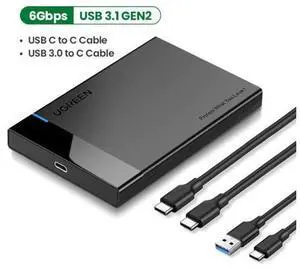 HDD Case 2.5" Hard Drive Enclosure USB Type C SATA 5Gbps for SSD HDD 9.5 7mm External Hard Drive Disk Case Support UASP HDD Case 2.5" Hard Drive Enclosure USB Type C SATA 5Gbps for SSD HDD 9.5 7mm External Hard Drive Disk Case Support UASP