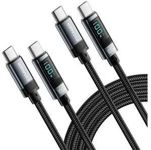 USB C Charger Cable (6ft 100W, 2Pack) Braided Type C Charger Fast Charging for iPhone 15 / 15Pro / 15Plus / 15ProMax MacBook Pro 2020, iPad Pro 2020, iPad Air 4, Galaxy S23+/S23 Ultra USB C Charger Cable (6ft 100W, 2Pack) Braided Type C Charger Fast Charging for iPhone 15 / 15Pro / 15Plus / 15ProMax MacBook Pro 2020, iPad Pro 2020, iPad Air 4, Galaxy S23+/S23 Ultra