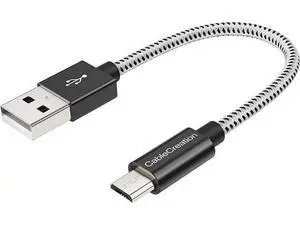 Short Micro USB Cable, USB to Micro USB 24 AWG Triple Shielded Fast Charger Cable, Compatible with TV Stick, PS4, Chromecast, Power Bank, Android Phone, 0.5FT/6 inch Black Short Micro USB Cable, USB to Micro USB 24 AWG Triple Shielded Fast Charger Cable, Compatible with TV Stick, PS4, Chromecast, Power Bank, Android Phone, 0.5FT/6 inch Black