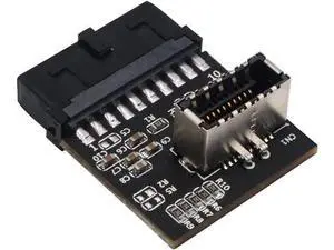 USB 3.0 (3.1 Gen 2) Internal IDC 20 Pin Motherboard Header to Type E A-Key USB 3.1 20Pin Female Header Converter for Type C Panel Mount Adapter USB 3.0 (3.1 Gen 2) Internal IDC 20 Pin Motherboard Header to Type E A-Key USB 3.1 20Pin Female Header Converter for Type C Panel Mount Adapter