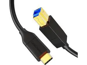 USB B to USB C Cable 4FT USB 3.1 USB C to USB B Cable 10Gbps USB Type B to Type C Thunderbolt 3 Host MacBook Pro Air External Hard Drive Docking Station Scanner etc 1.2M Black USB B to USB C Cable 4FT USB 3.1 USB C to USB B Cable 10Gbps USB Type B to Type C Thunderbolt 3 Host MacBook Pro Air External Hard Drive Docking Station Scanner etc 1.2M Black