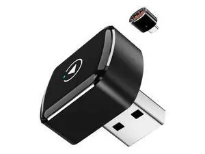 Wireless CarPlay Adapter and Android Auto Wireless Adapter 2025 Upgrade 2 in 1, Mini USB/USB C Design Stable Connection for Wired Apple CarPlay, Compatible for iOS 10+ Android 11+ Wireless CarPlay Adapter and Android Auto Wireless Adapter 2025 Upgrade 2 in 1, Mini USB/USB C Design Stable Connection for Wired Apple CarPlay, Compatible for iOS 10+ Android 11+