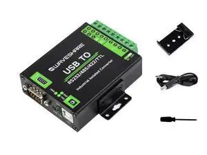 USB to RS232/485/422/TTL Converter Adopt Original FT232RNL Chip, Industrial Isolated USB Converter with Multiple Protection, Support Multi Communication Interface Conversion and Multi System USB to RS232/485/422/TTL Converter Adopt Original FT232RNL Chip, Industrial Isolated USB Converter with Multiple Protection, Support Multi Communication Interface Conversion and Multi System