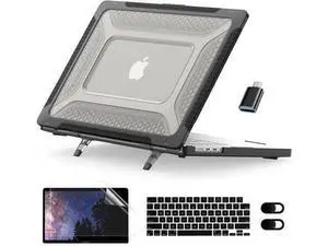 BONAEVER For MacBook Pro 16 inch Case 2023 2022 2021 Release M3 A2991 M2 A2780 M1 A2485 Pro Max Chip Plastic Hard Shell Cover with Keybaord Cover & Screen Protector & Type C Adapter BONAEVER For MacBook Pro 16 inch Case 2023 2022 2021 Release M3 A2991 M2 A2780 M1 A2485 Pro Max Chip Plastic Hard Shell Cover with Keybaord Cover & Screen Protector & Type C Adapter