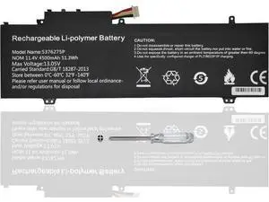 5376275P NV-509067-3S UTL-509068-3S Laptop Battery for Gateway GWTN141-10BK GWTN141-10BL GWTN141-10GR GWTN141-4 Gwtn141-4BL GWTN141-4BK GWTN156-5BL GWTN141-2BL GWTN156-7BK 11.4V / 51.3Wh / 4500mAh 5376275P NV-509067-3S UTL-509068-3S Laptop Battery for Gateway GWTN141-10BK GWTN141-10BL GWTN141-10GR GWTN141-4 Gwtn141-4BL GWTN141-4BK GWTN156-5BL GWTN141-2BL GWTN156-7BK 11.4V / 51.3Wh / 4500mAh